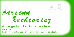 adrienn rechtorisz business card